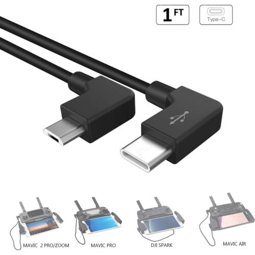 Data Cable For DJI Spark Mavic Pro Platinum Air Controller Micro USB to Type-C Port Adapter Line for Smartphone Tablet Hot Sale