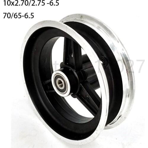6.5 Inch Rim 10x2.70/2.75-6.5 Vacuum Tire Aluminum Alloy Wheel Hub for Electric Scooter 10 Inch Rim 70/65-6.5 Wheel Hub