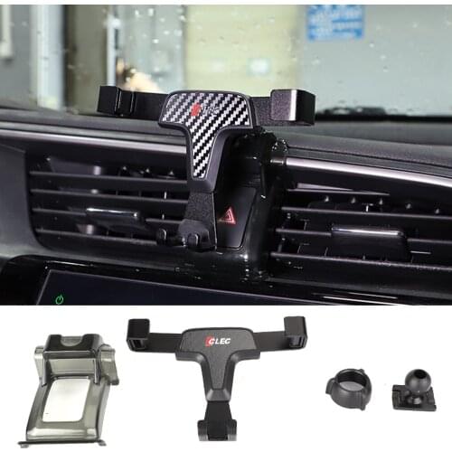 Left Hand Drive! For Honda Civic 2016 2017 2018 2019 2020 Car Console Air Vent Mount Cradle Phone Holder Mobile Phone Bracket