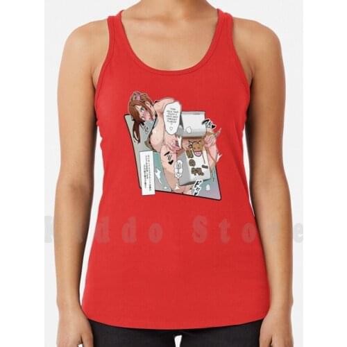 Lewd Chocolate Milk tank tops vest 100% Cotton Hentai Manga Doujin Doujinshi Lewd Oppai Waifu Sexy Boobs Venombeasticorn