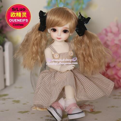 BJD SD Doll Clothes 1/6 Girl Dress Elegant Casual Clothes For Luodoll Kimi YF6-116 Doll Accessories