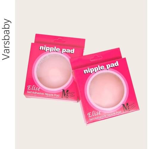 Varsbaby Sexy Strong Stickiness Silicone Pasties Breast Bra Reusable Invisible Silicone Nipple Cover For Ladies
