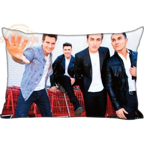 Custom Pillowcase Big Time Rush Band rectangle Zipper Pillow Throw Pillow Case Cover 45x35cm(One Side) Printed