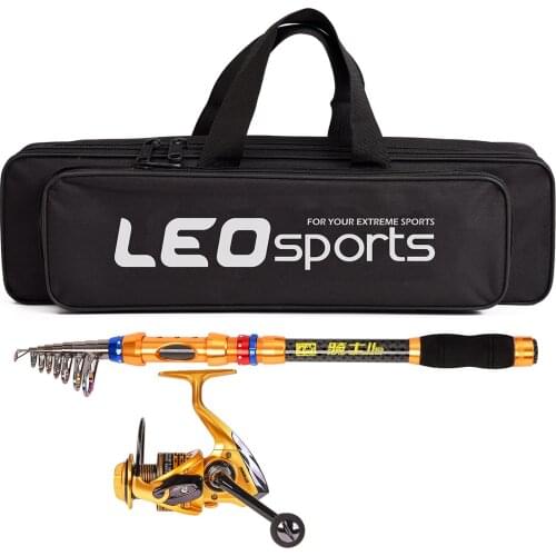2021Fishing Rod and Reel Combos Carbon Fiber Telescopic Fishing Rod with Reel Combo Sea Saltwater Freshwater Kit Fishing Rod Kit