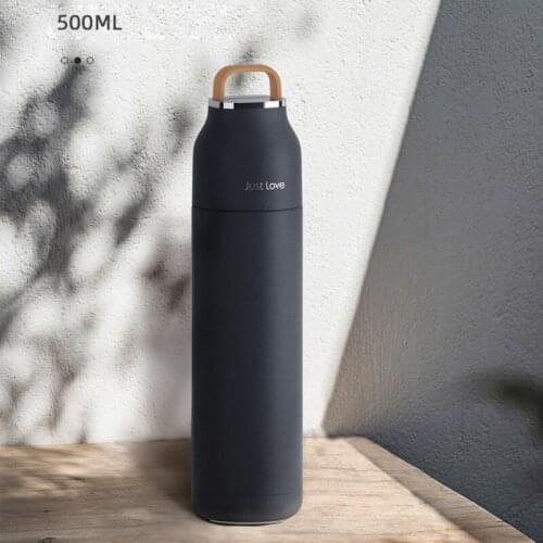 500ml Stainless Steel Thermos Portable Vacuum Flask Tumbler Insulated Tumbler Thermal Cup Thermo Bottle Garrafa Termica