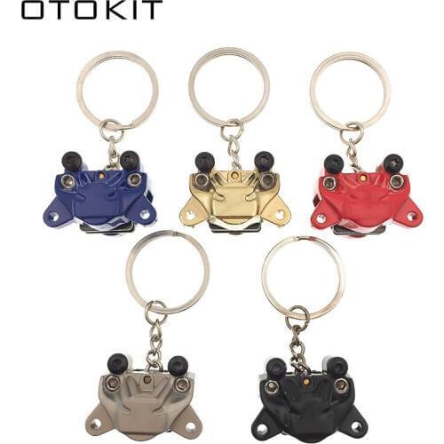 Turbo Car Key Chain Brake Calipers Keychain Auto Engine Boxer Keychains Creative Metal Keyring for Chevrolet BMW TOYOTA KIA
