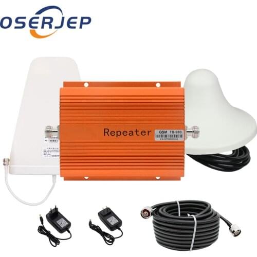 GSM / UMTS 2g 3g 900MHz mobile phone signal amplifier booster + LPDA outdoor antenna/5dBI ceiling indoor antenna with 3M cable