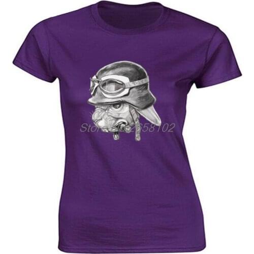 War Rabbit women T-shirt Cotton Tops Tees Funny Cartoon Design Short Sleeve O-Neck Cotton Shirt Summer Retro Harajuku Streetwear