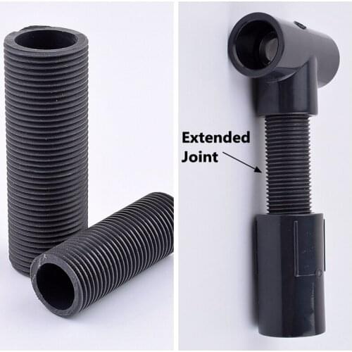 1/2"To 2" 50mm UPVC length male thread pipe Water Pipe Quick Equal Connector Aquarium Drainage fish tank Water Supply Pipe