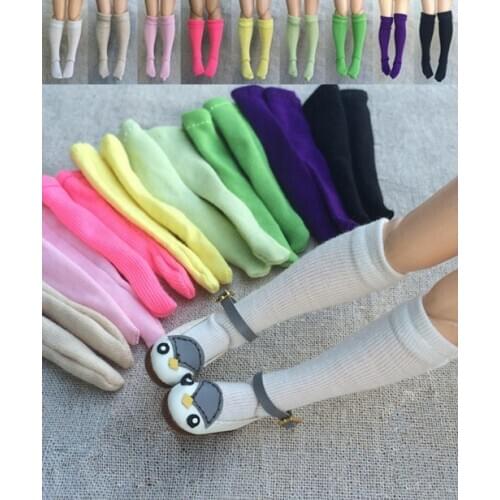 1 pairs Doll blyth Sock for azone Pullip Barbies 1/6 Doll Clothes Accessories Girls Toy