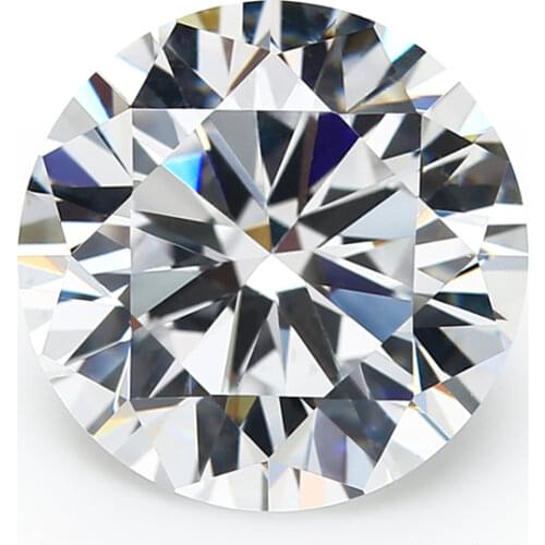 Size 3.0~12mm G Color Round Brilliant Loose Moissanite Stone Wholesale Price SHIQIER