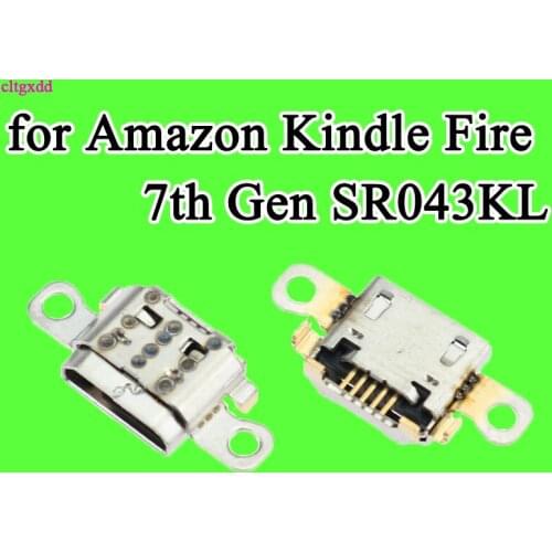 10pcs Micro 5Pin Jack USB Charging Socket Port Connector for Amazon Kindle Fire 7th Gen SR043KL 5 pin