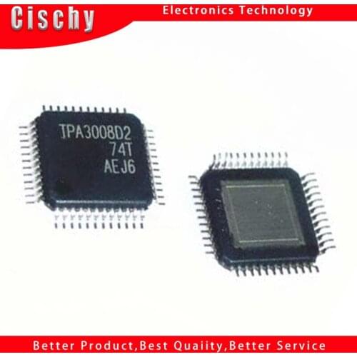 1pcs/lot TPA3008 TPA3008D2PHPR TPA3008D2 HTQFP48