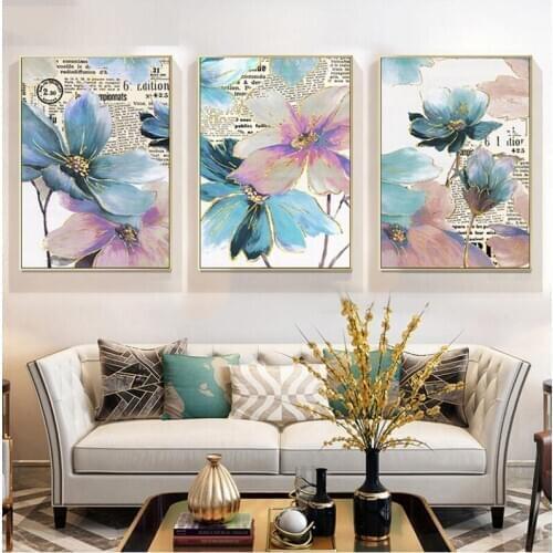 5D DIY Diamond Painting Flowers Abstract Cross Stitch Kit Mosaic Diamond Embroidery Floral Full Square Drill Home DecoratZP-2994