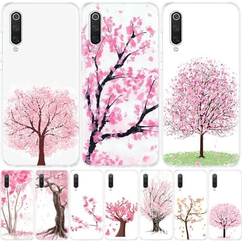 Cherry Blossom Tree Phone Case for Xiaomi Redmi Note 10 9 9S 8T 8 7 8A 7 7A 6 6A 9A 9C S2 K20 K30 Pro Fashion Cover Coque