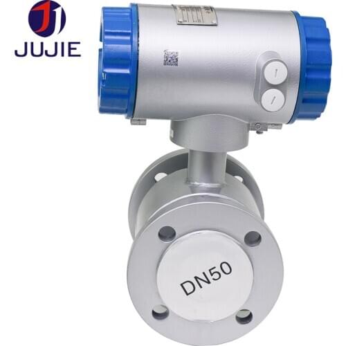 DN15/DN20/DN25/DN32/DN40/DN50 Electromagnetic Flow Meter magnetic for Water/Sewage/Slurry LCD display pipe flange 4-20mA RS485