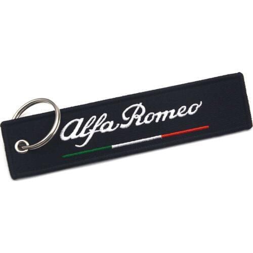Gzhengtong Abarth Red Car Styling Metal New 3D Emblem Badge Key Ring Key Chain Ring Fit for Fiat Abarth 500