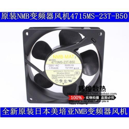 NEW NMB-MAT Minebea 4715MS-23T-B50 12038 230V UPS cooling fan