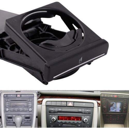 New Black Front Car Cup Holder Sliding for VW A4/B6/B7 2002-2008 8E1862534K
