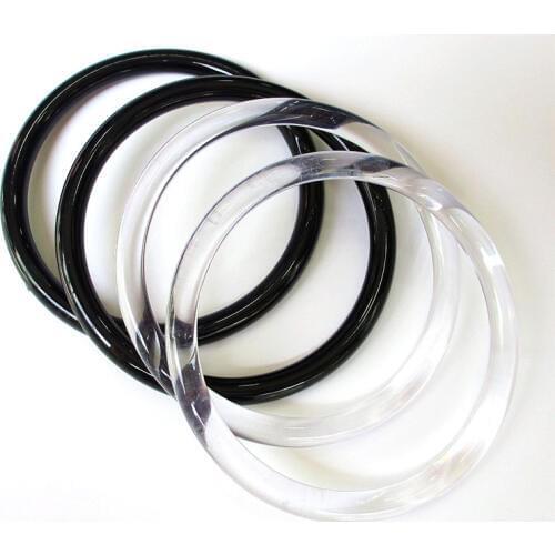 Plastic Bags Handle Replacement DIY Handbag Purse Making Shopping Tote Accessories Black Clear Handmade Bags Belts Strap Hot