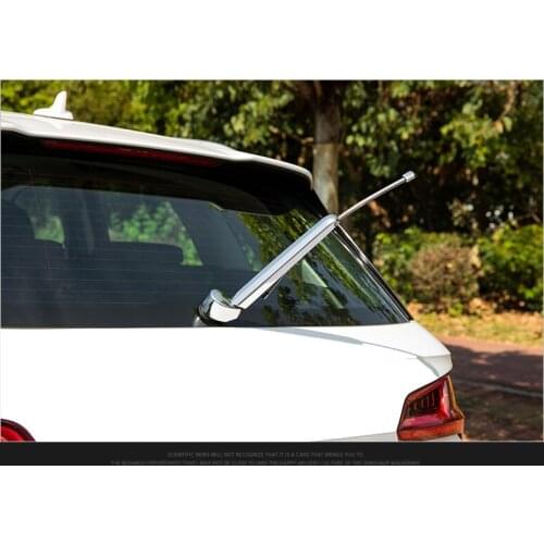 Fit For Audi Q5L 2018-2020 Car Styling ABS Rear Trunk Window Wiper Cover Trim 3pcs Auto Accessory