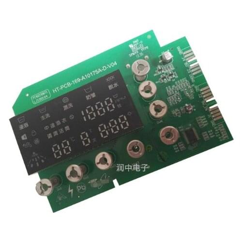 Washing machine computer board HT-PCB-169-A10175A-PC-V04 display A10175A-D-V04 good working