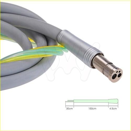 Dental High Speed Turbina Handpiece Tubing Hose Tube Connector 4 Hole Midwest