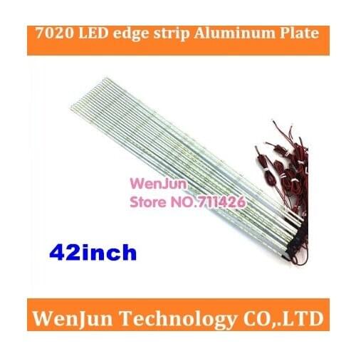 Super light 42'' inch 7020 LED edge strip Aluminum Plate Strip Backlight Lamps led TV backlight strip 475mm