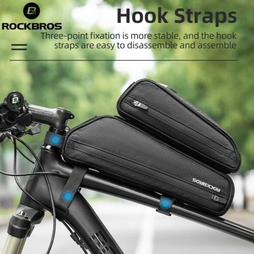 ROCKBROS Bike Triangle Bag Bicycle Bag MTB Road Frame Bag Triangle Cycling 2pcs Bag Tail Bag Large Waterproof Cycling Panniers