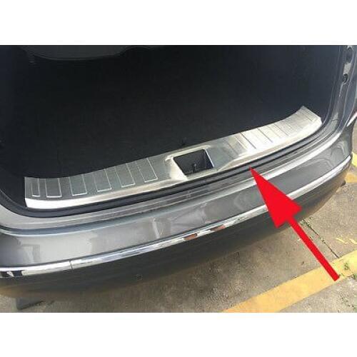 Rear Inner Bumper Protector Cover for Nissan Murano Steel Trim 2015-2017