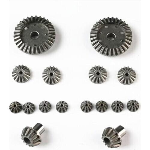 Wltoys 12428 12423 JJRC Q46 RC Car Upgrade metal spare parts 12428-0091 front 12428-0133 rear differential or differential gear
