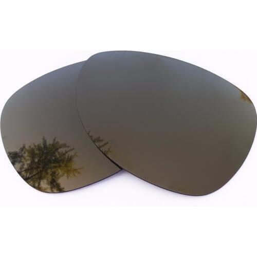 Bronze Gold Mirrored Polarized Replacement Lenses for Felon Sunglasses Frame 100% UVA & UVB