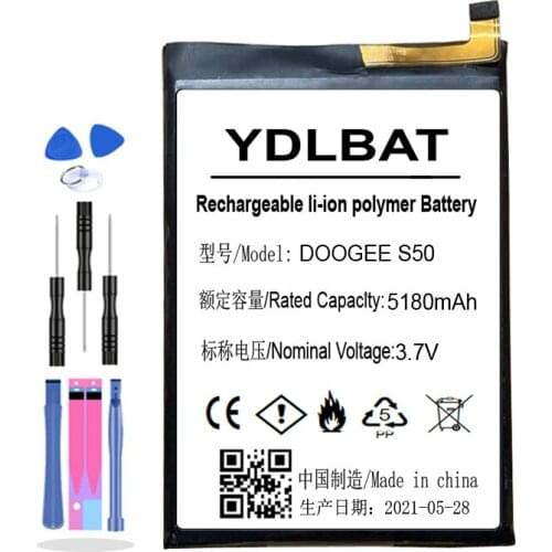 BAT17S505180 Battery for Doogee S50 Replacement Accessory Accumulators Batteries