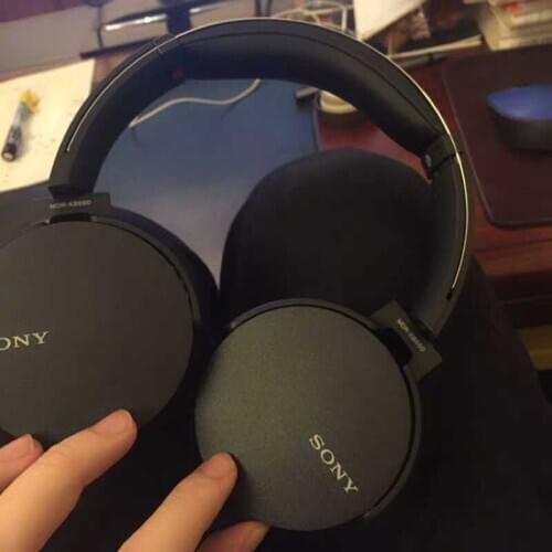 USED MDR-XB550AP EXTRA BASS Headphones powerful bass free shipping