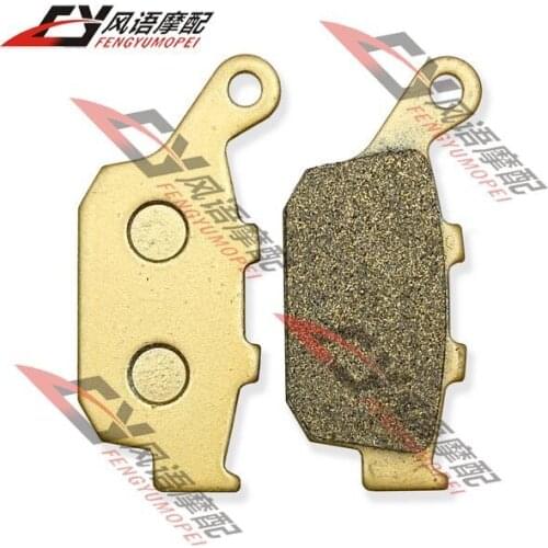 Free International Shipping For HONDA Z800 2013 Motorcycle rear brake pads 1pair