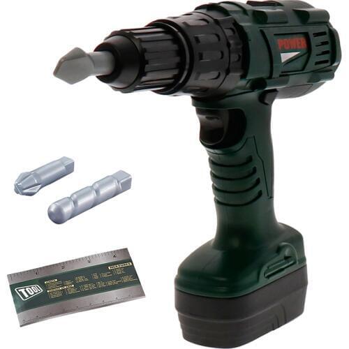 Simulation Electric Toy Drill Power Tools Kids Pretend Play Puzzle Toys