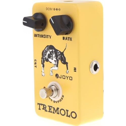 Joyo JF-09 Tremolo Guitar Pedal Stompbox Of Classic Tube Amplifiers Intensity Tone Guitar Effect Pedal Guitar Accessories