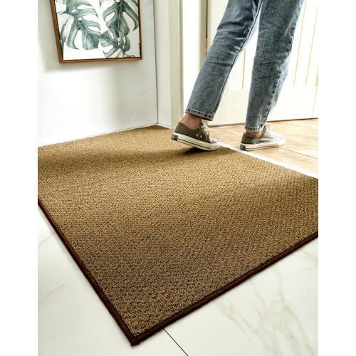 Brown Artificial Coir Advanced Doormat for Entrance Cleaning Door Mat Pet Paw Clean Kitchen Floor Mat Rugs Carpet Teppich Dywan