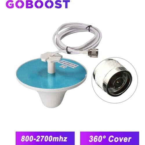 800mhz-2700mhz Indoor Antenna 2G 3G 4G For Internet Cellular Signal Booster Ceiling Antenna 3dBi Gain LTE GSM 900 2100 Network