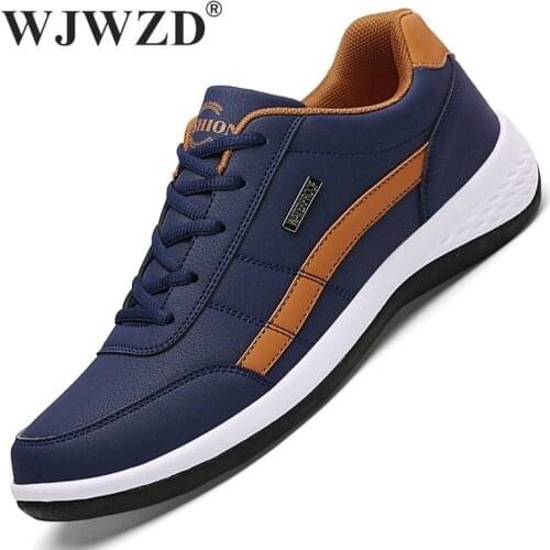 Leather Men Shoes Fashion Trend Casual Shoes Men Sneakers Luxury Brand Italian Breathable Leisure Male Footwear Zapatos Hombre