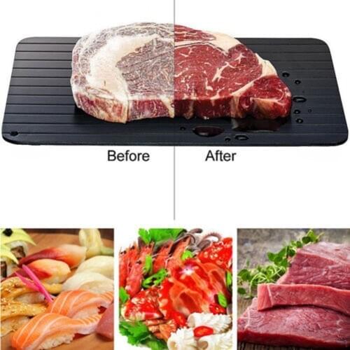 Kitchen tool Fast Defrosting Tray Thaw Frozen Food Meat Fruit Quick Defrosting Plate Board Defrost Kitchen Gadget cooking Tool