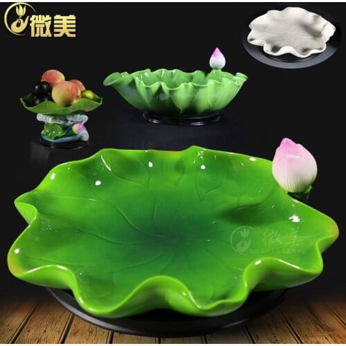 7 to 10 inch lotus leaf for fruit for disc for the Buddha Buddha Buddhist temple fruit plate supplies wholesale ceramics