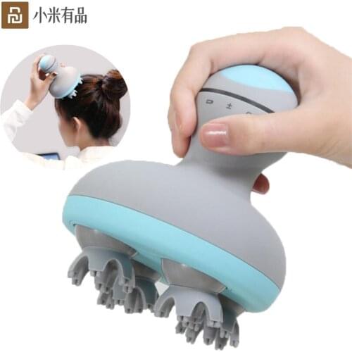 Youpin MINI head massager 3D stereo massage two way surround Four Wheel Rotation 6 kinds of massage manual massage instrument