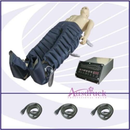 Pro 24 chambers 6 modes Leg Compression Massager Vibroleg Therapy Pneumatic Wrap Relax Pain Pressotherapy lymphatic body muscles