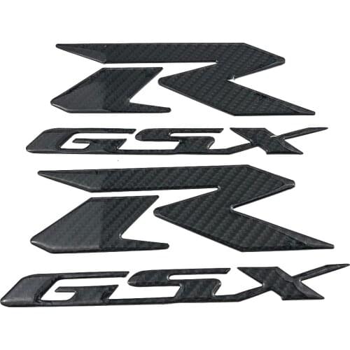 Motorcycle 3D Carbon Fiber Fuel Tank Cover Traction Side Pad Protector Sticker Decals For Suzuki GSXR 600 1000 750 1300