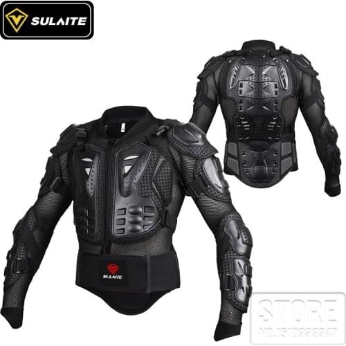 S-4XL Motorcycle Jacket Men Full Body Motocross Neck Racing Moto Jacket Motorcycle Armor Riding Motorbike Protection Gear Suit