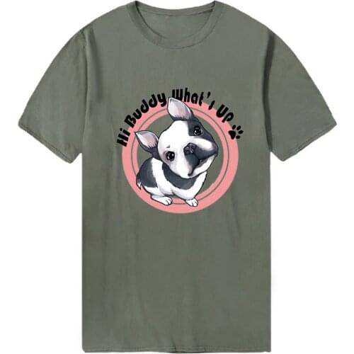 Cute Puppy Hip Hop T Shirts Men Fashion Print Plus Size Tshirts Outdoor Punk Style Funny Male Clothing Tees Tops Camiseta Homme