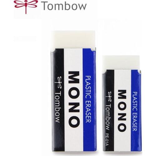 Professional Tombow MONO Plastic Eraser Drawing Eraser PE-01A/03A Rubber borrachas escolar material escolar borrachas