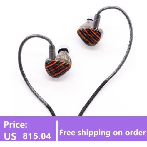 Shuoer Conductor | flagship 10mm dynamic electrostatic BA driver hybrid IEM headphones with 6N OCC copper 2.5mm balanced cable