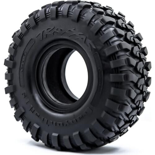RC Car 120MM 1.9" Rubber Rocks Tires for 1:10 RC Rock Crawler Axial SCX10 Canyon Trail 105Rims TRX4 TRX6 #8174
